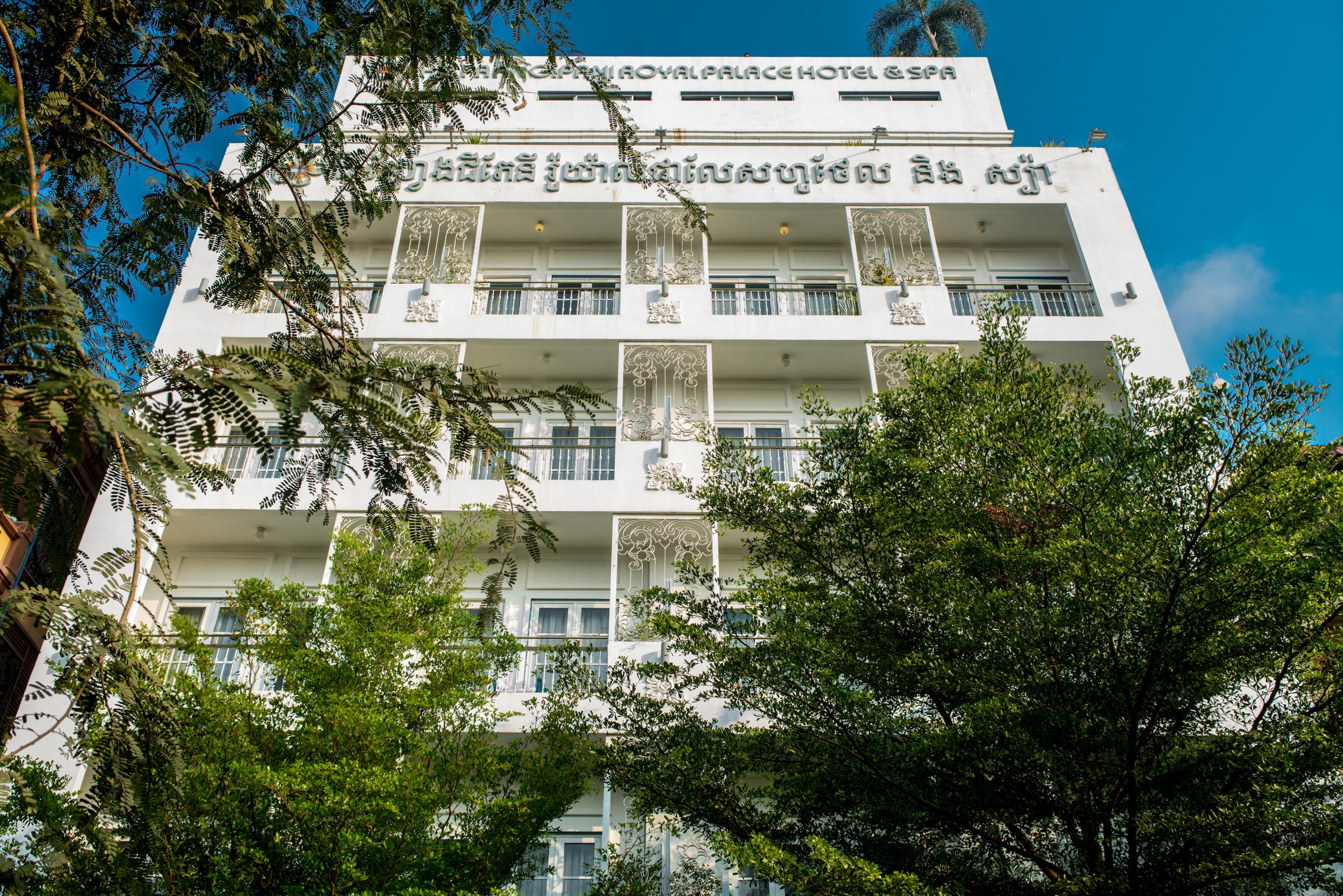 โรงแรมแฟรงกิปานี รอยัลพาเลซ พนมเปญ ภายนอก รูปภาพ